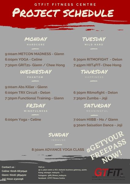 GTFT PROJECT SCHEDULE 2020 (LATEST)